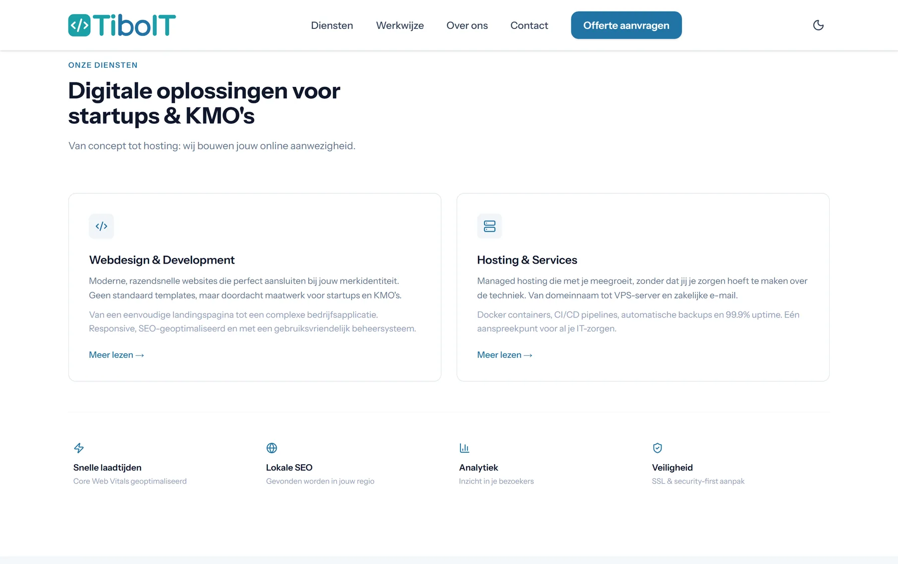 TiboIT.be screenshot 1